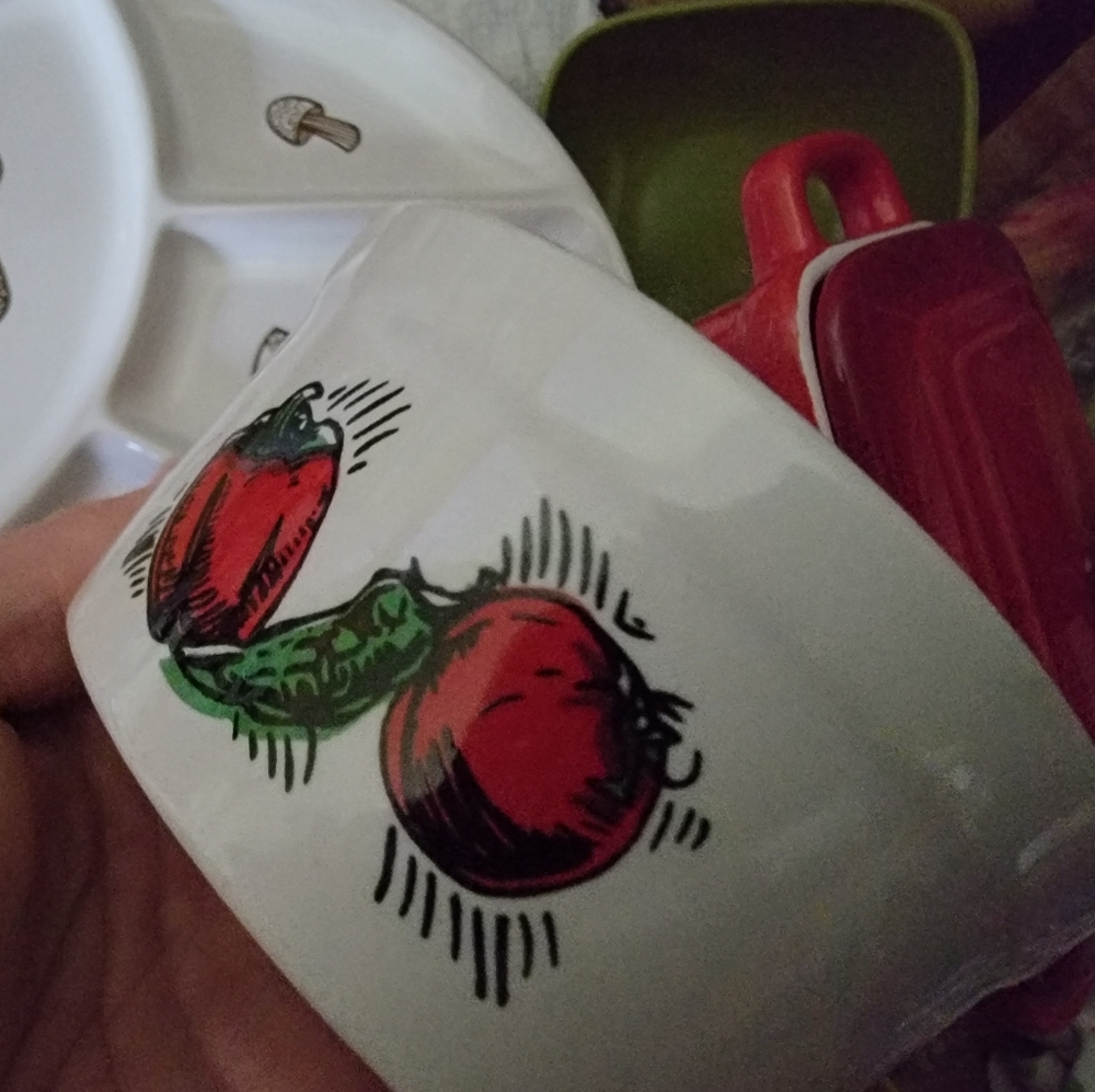 Vintage Salsa Dish Taco Night Sauce Ramekin - Picture 2 of 13